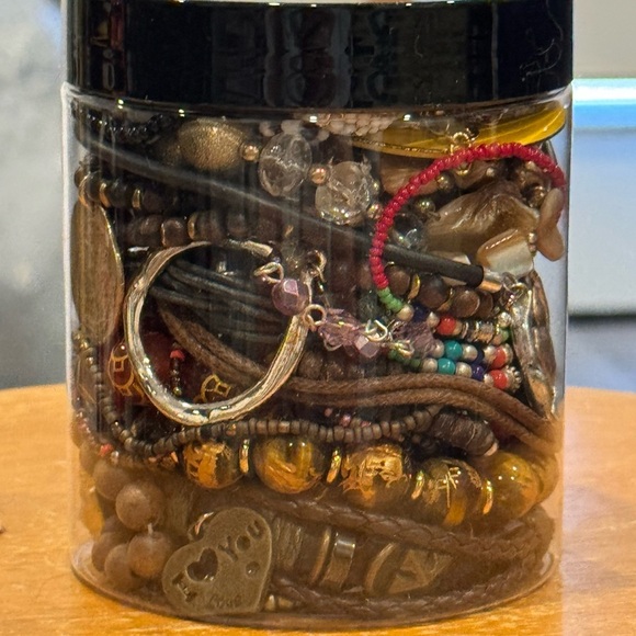 Mystery jewelry jar - Boho themed jar - Picture 3 of 4